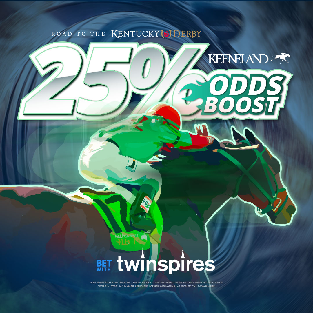 With the G3 Lexington S. taking place today, receive a 25% odds boost on your winning Win wagers at Keeneland! 💰 

Opt in ⤵️ 
spr.ly/6010F4kIm