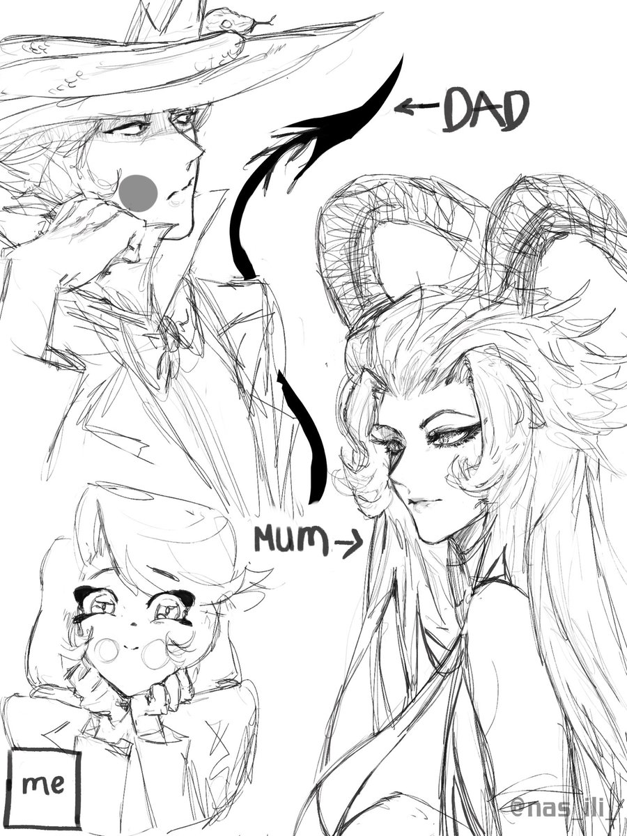 nas_ili_'s tweet photo. ☺️☺️
#HazbinHotel #lucilith #Charlie https://t.co/tKo6luXfKT