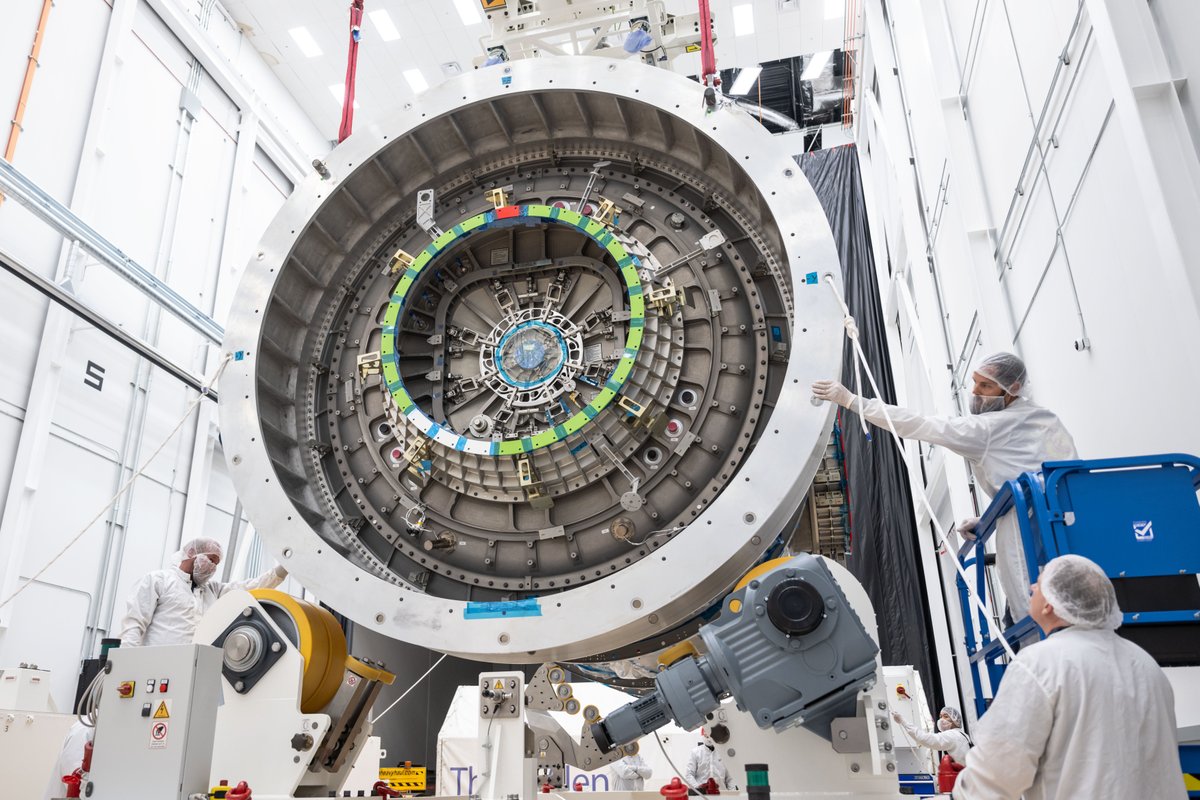 NASA Artemis (@nasaartemis) on Twitter photo .<a href="/NASA_Gateway/">Gateway Lunar Space Station</a> will be humanity’s first space station to orbit around the Moon.
HALO, A core component of Gateway, is now on American soil and one step closer to launch. HALO will support Artemis astronauts visiting Gateway on their way to the lunar surface. .<a href="/NASA_Gateway/">Gateway Lunar Space Station</a> will be humanity’s first space station to orbit around the Moon.
HALO, A core component of Gateway, is now on American soil and one step closer to launch. HALO will support Artemis astronauts visiting Gateway on their way to the lunar surface.