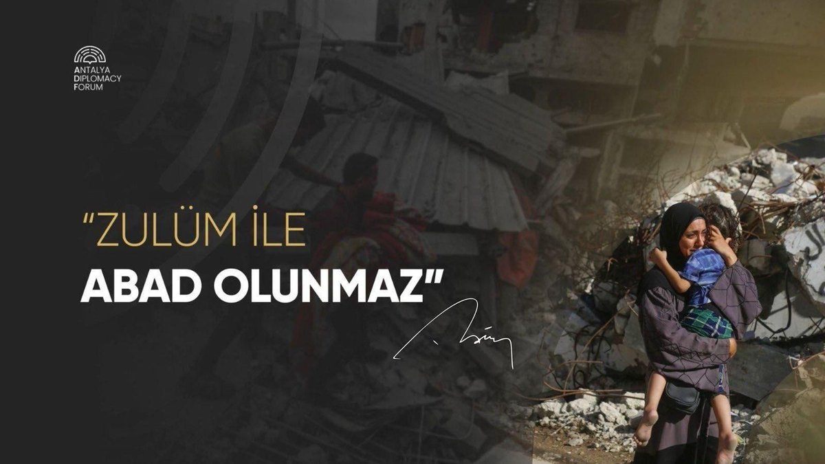 Zulüm ile abad olunmaz, diyoruz; sömürü ve çatışma üzerine müreffeh bir gelecek inşa edilmez, diyoruz.

#İnsanlık5tenBüyüktür
#HumanityIsBiggerThan5