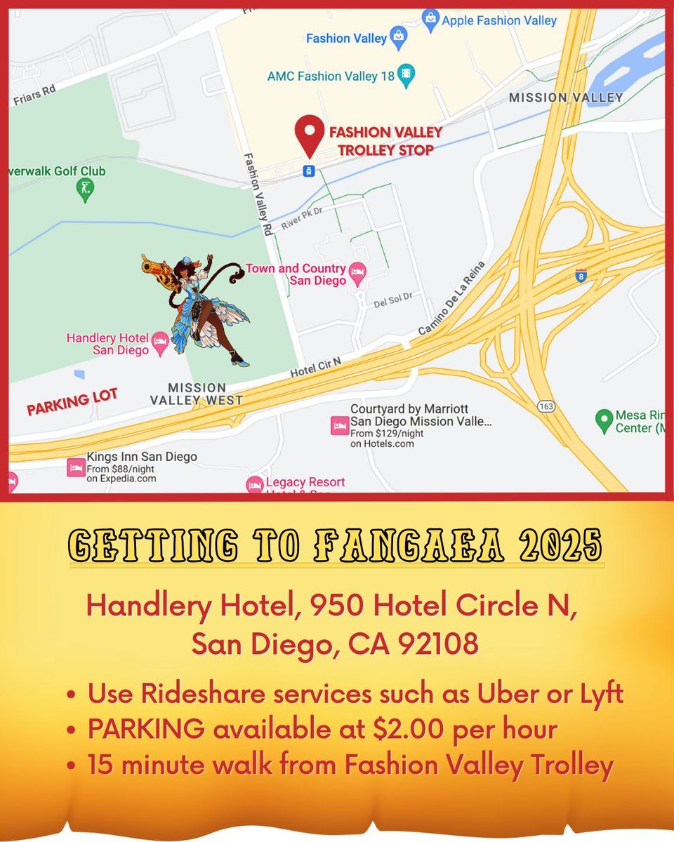Fangaea 2025: Year 6 is finally here! Check out/save our convention map, as well as how to get to Fangaea 2025. Our convention and programming schedules are also up, check out/save them too 🤩  

Looking forward to seeing everyone 🎉