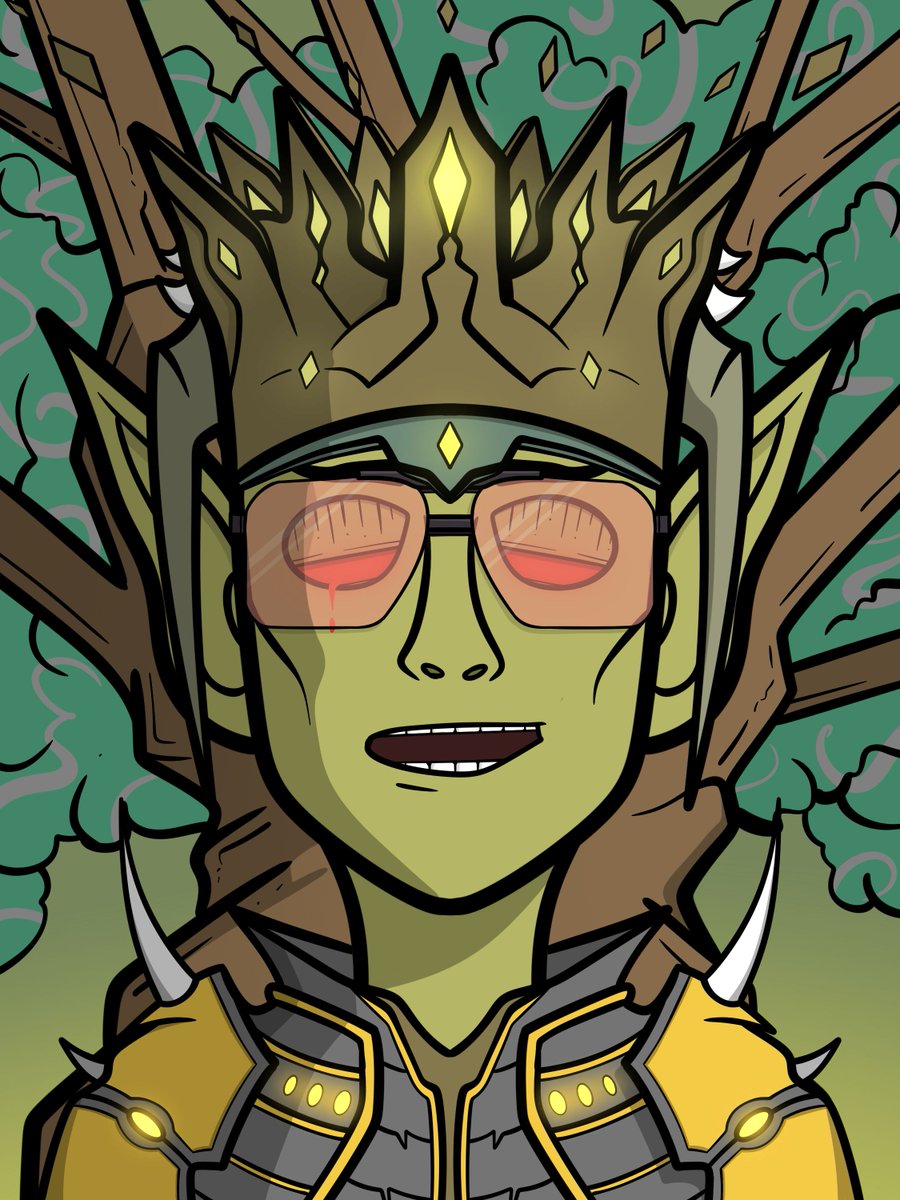 THIS is a 1/1 <a href="/enchanted_nfts/">Enchanted Miners</a> created by <a href="/8bit_misfit/">8bitMisfit</a>. 

There is no other miner like it. This 1/1 is the ONLY #NFT that accumulates $MINE on Solana and $doge at a higher rate than any other in the two collections. 

A brilliant cross chain miner that gives access to every DAO