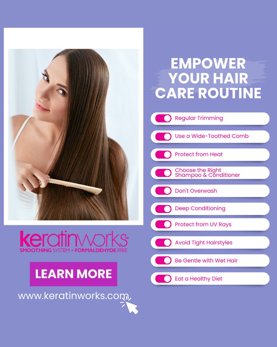 KeratinWorks's tweet photo. 💁♀️✨ **Empower your hair care routine!** ✨💖  
Consult your stylist for personalized advice and keep your hair strong, healthy, and vibrant! 🌿💆♀️  

#HealthyHairJourney #HairGoals #StrongHair #FrizzFreeHair #HairCare https://t.co/hjXoFbD69Y