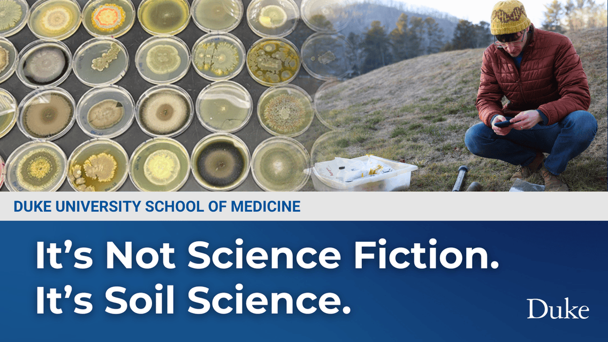 Duke University (@dukeu) on Twitter photo Duke scientists are exploring how climate-driven natural disasters could create conditions for fungal outbreak. It may sound like a TV plot, but this research is helping us understand and prepare for reality. <a href="/DukeMedSchool/">Duke University School of Medicine</a>
Explore the findings: medschool.duke.edu/stories/fungal… Duke scientists are exploring how climate-driven natural disasters could create conditions for fungal outbreak. It may sound like a TV plot, but this research is helping us understand and prepare for reality. <a href="/DukeMedSchool/">Duke University School of Medicine</a>
Explore the findings: medschool.duke.edu/stories/fungal…