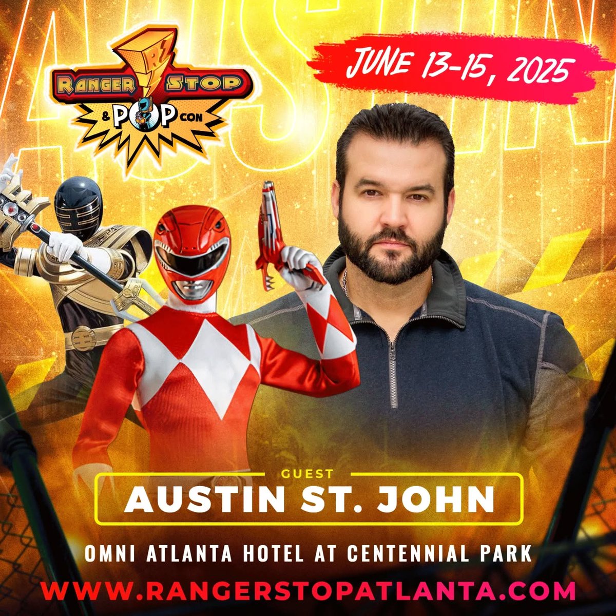 RedEmpt1onComic's tweet photo. Meet me in Atlanta!  Join me June 13-15 for Rangerstop &amp; Pop Atlanta!  I'll be there all weekend with several of my fellow Rangers to answer questions, listen to your stories, sign autographs and take pictures with YOU! See you there! 

https://t.co/WCPu0WD7Wc https://t.co/xDuouJxF6K
