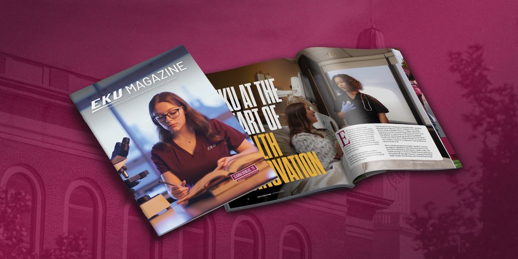 What do Model Laboratory School, Alumni Coliseum and PGM Grads all have in common? They’re all featured in the #EKU Magazine! Get the latest on these and more exciting stories from every corner of campus. Browse through the Spring 2025 EKU Magazine at alumni.eku.edu/magazine! 📰