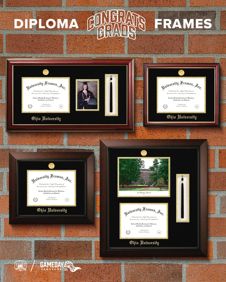 You earned it. Now frame it. Celebrate your achievement with one of our diploma frames! 

#GamedaySpirit  | #OUohyeah