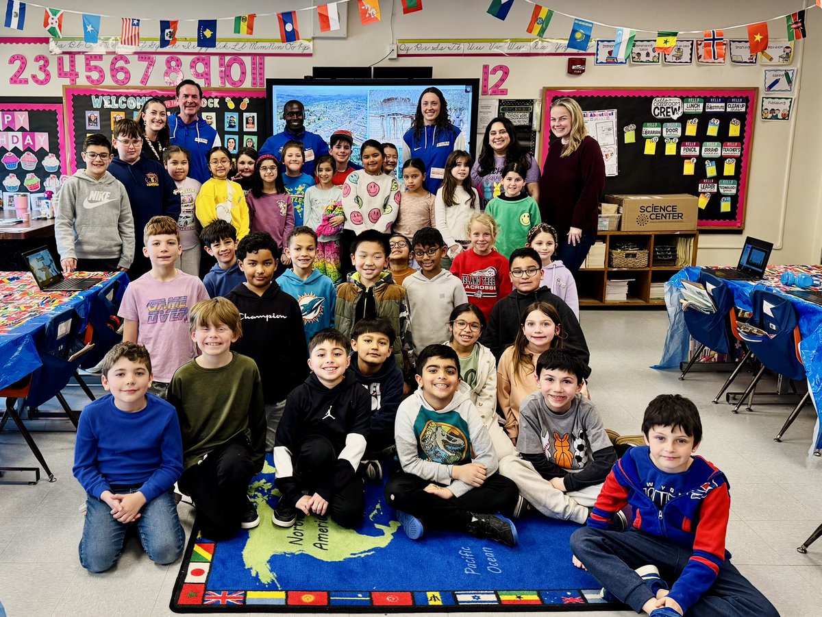 Yesterday we were visited by a very special guest! A student athlete from Hofstra University came to share all about his life in Kenya &amp; his training for the next Olympics. We learned so much and got to ask thoughtful questions!