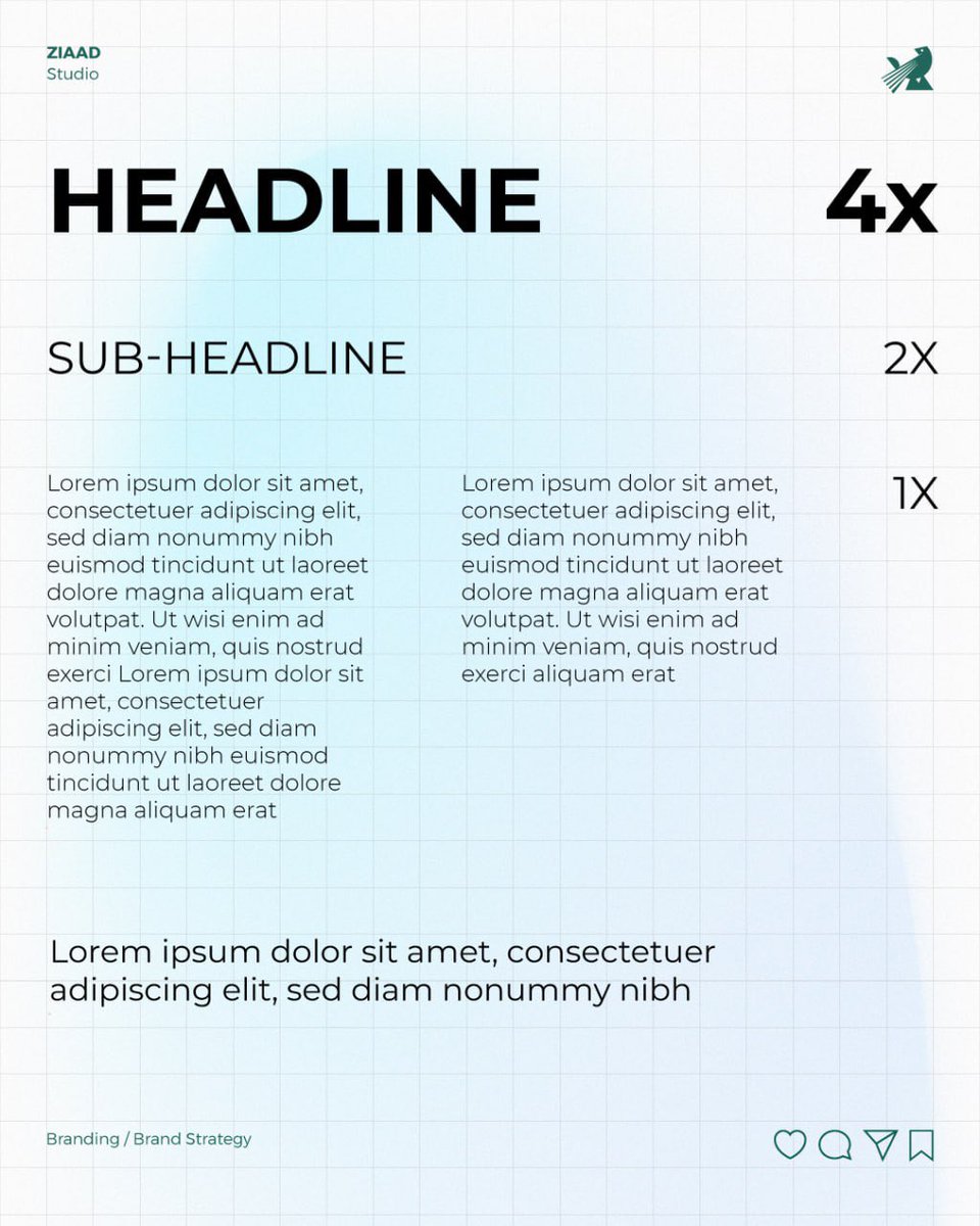 نصائح لتصميم بروفايل شركة احترافي

1-استخدم خط واضح sans-serif، أو خط البراند لو موجود.
2-خلي في Hierarchy بين العنوان والنص.
3-اختار خط ليه أوزان مختلفة علشان تعمل contrast.
4-قسم النص على أعمدة.
5-تجنب Justify، بيسبب فراغات مزعجة.
6-اشتغل دايمًا بجريد!
<a href="/illustrator_sa/">illustrator sa</a>