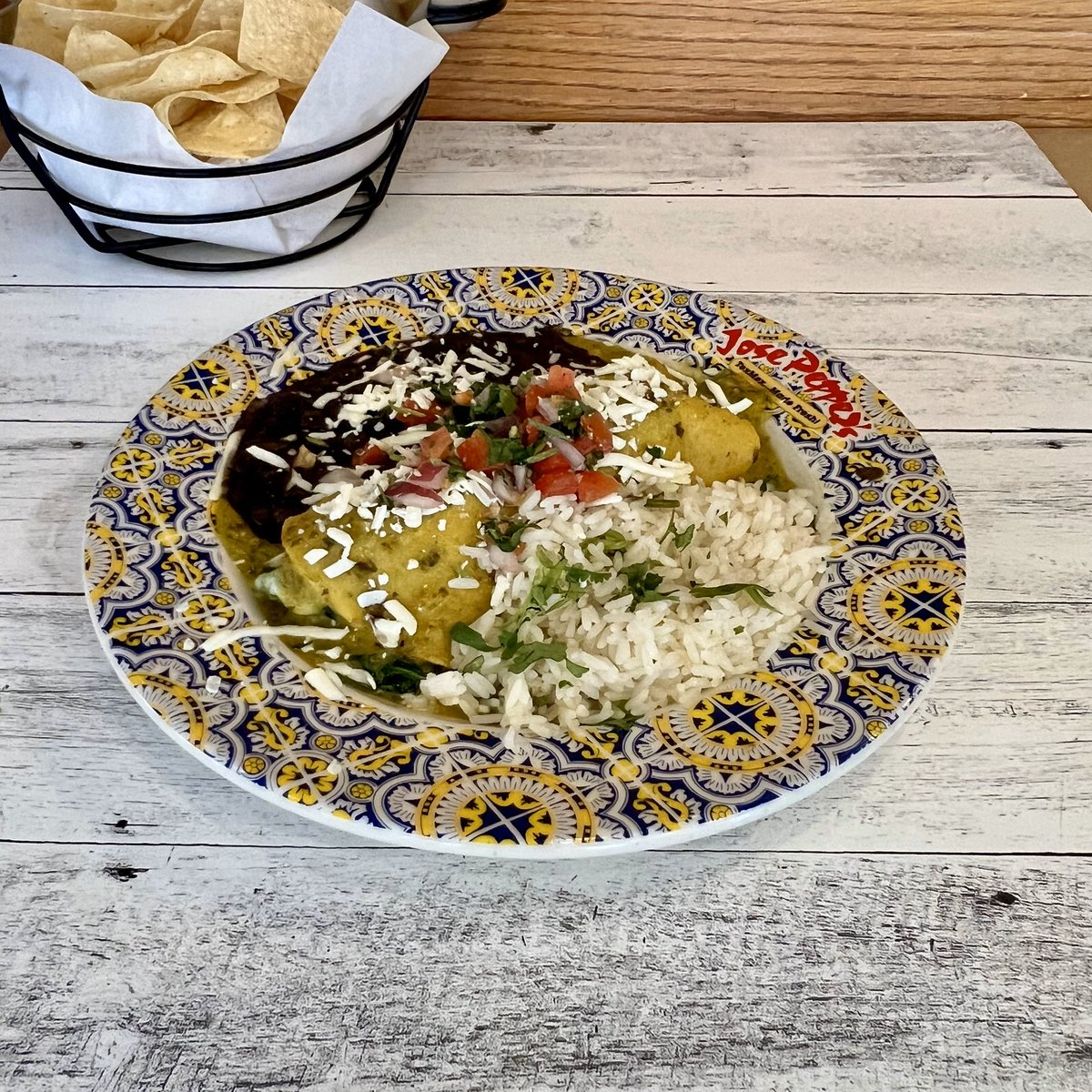 Added to the menu✨

The wait is over! Lunch Vegetarian Verde Enchilada is now on the menu.