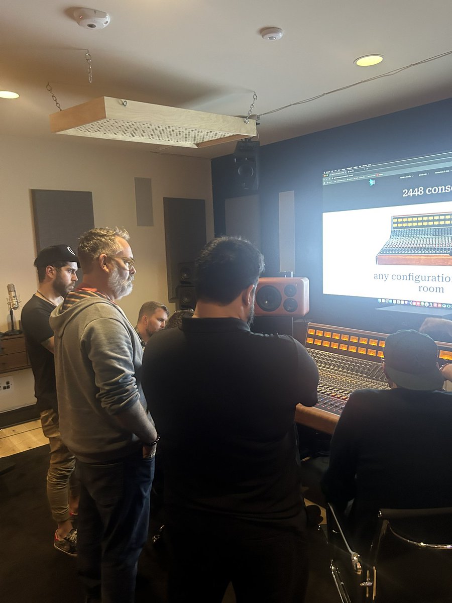 ThisIsAPIaudio's tweet photo. Thank you to GC Custom House and their team for hosting our training event last week in Nashville. GC Custom House now has a 2448 with Final Touch Automation on site and available for DEMO for a limited time. #apiaudio #api2448 #apiconsole #recording #recordingstudio #studiogear https://t.co/Y3v0vVP6Un