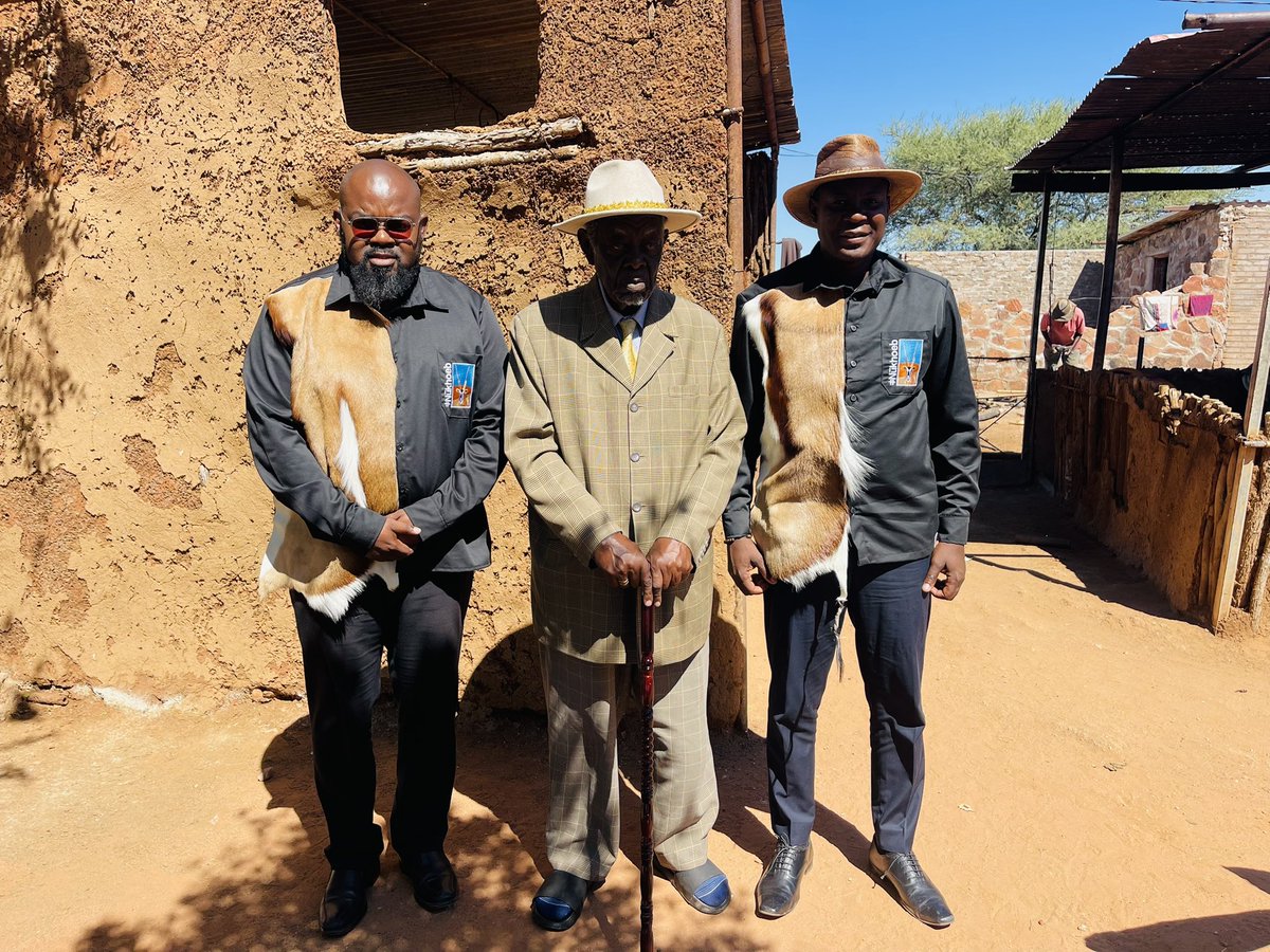 Marius S.T. Sheya (@mariussheya) on Twitter photo As we continue the journey of transition, It was my honor to accompany Hon <a href="/VipuaM/">Vipuakuje Ivan Muharukua, MP</a> our Governor to Traditional authorities in the Region for introduction to our chiefs. We met Goab Justus Garoeb, Captein Otto Uirab and Chief Claasen. As we continue the journey of transition, It was my honor to accompany Hon <a href="/VipuaM/">Vipuakuje Ivan Muharukua, MP</a> our Governor to Traditional authorities in the Region for introduction to our chiefs. We met Goab Justus Garoeb, Captein Otto Uirab and Chief Claasen.
