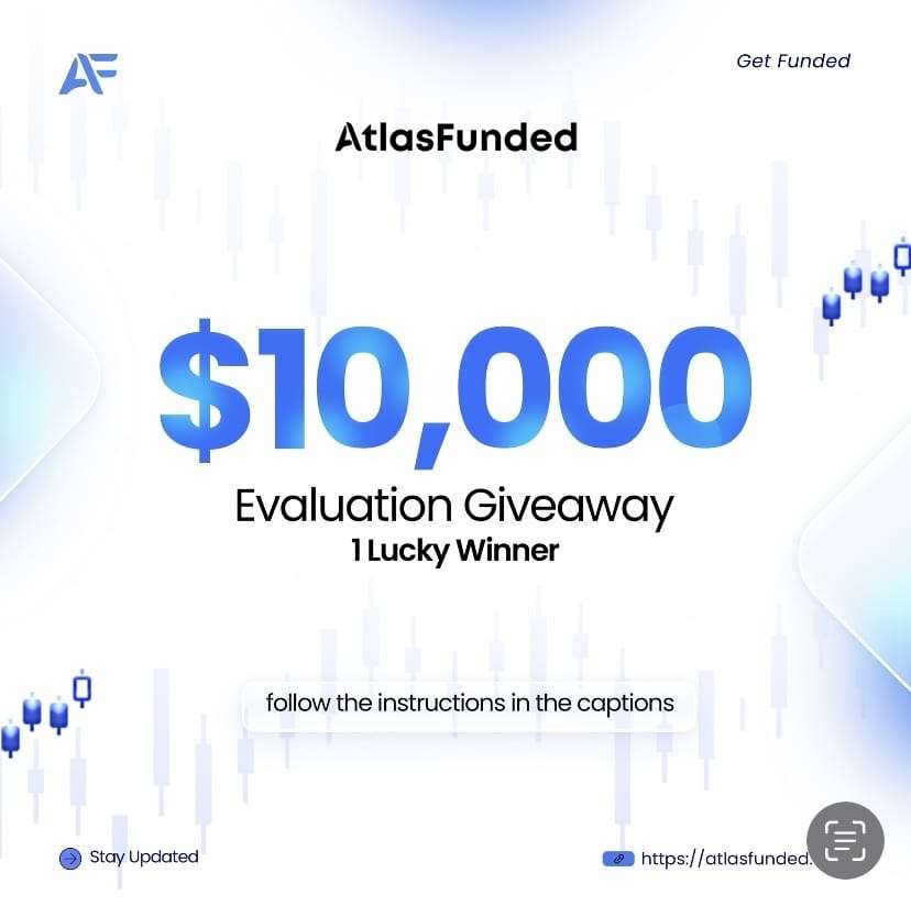 dr_amshudfx's tweet photo. 🥳GIVEAWAY ALERT🥳

1x10K Account Giveaway🎁

✓Follow @dr_amshudfx @atlasfunded
✓Follow @ICT_WisdomFx @Webdocto @sir_hisherm
✓Like &amp; Repost @atlasfunded pinned post 
✓Tag 3 friend
✓Join Discord https://t.co/N9MfXulB43
Use code FLASH60 For a 60% Discount &amp; Extra 5% DD🥳 https://t.co/ElnlVJGEAK