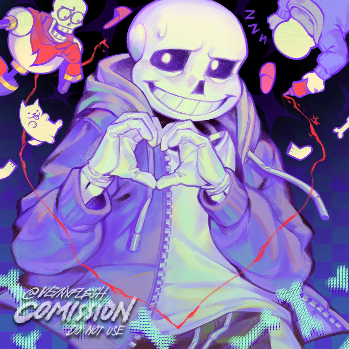 veinyflesh's tweet photo. commission for angel 
#undertale https://t.co/HIFMdOeLFI