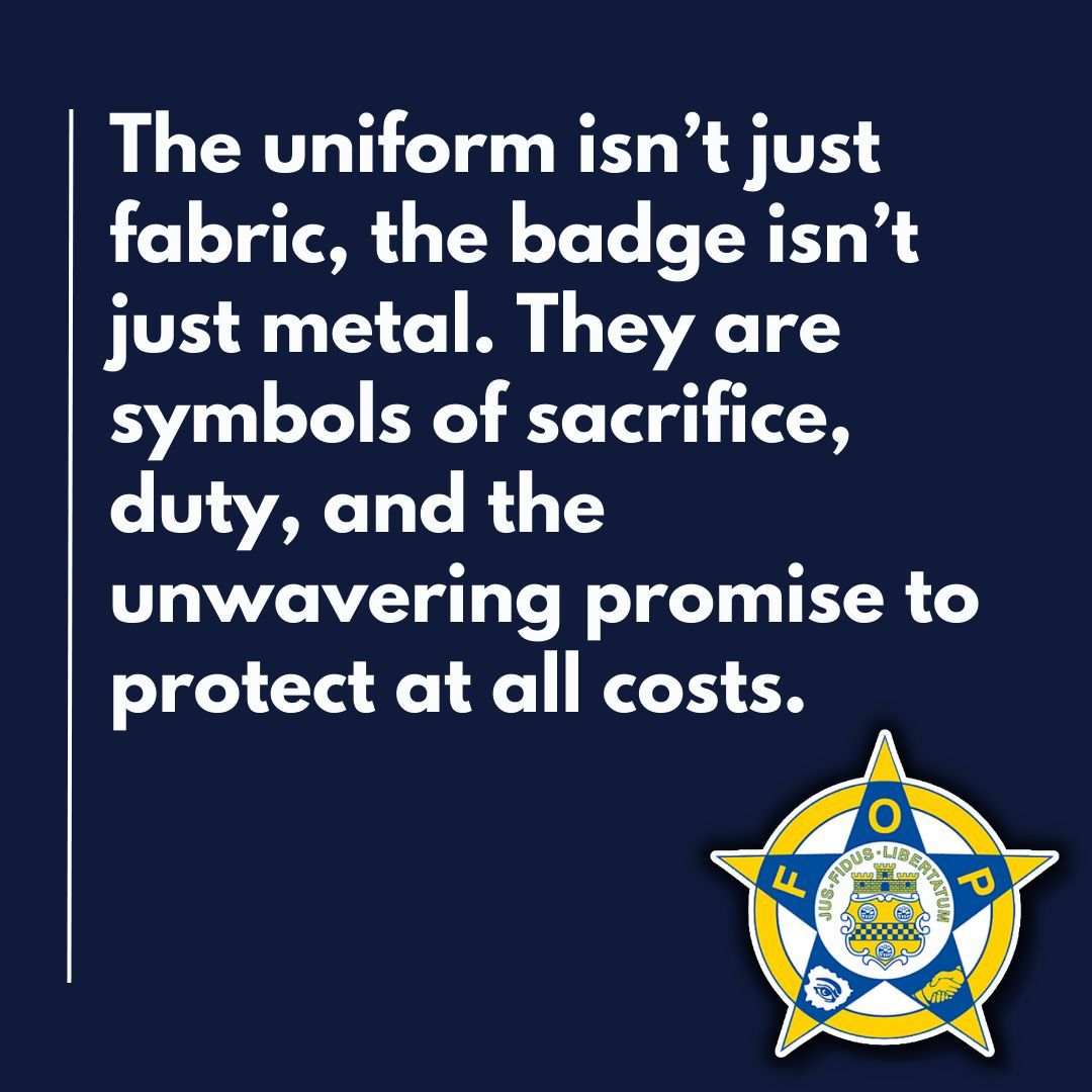 GLFOP's tweet photo. 👮 This uniform isn’t just what we wear—it’s who we are. 

#SymbolOfSacrifice #UnwaveringDuty #ProtectAtAllCosts #FOP #NFOP #FOPStrong #FOPFamily #HoldTheLine #BlueFamily https://t.co/uteb9LS2S2