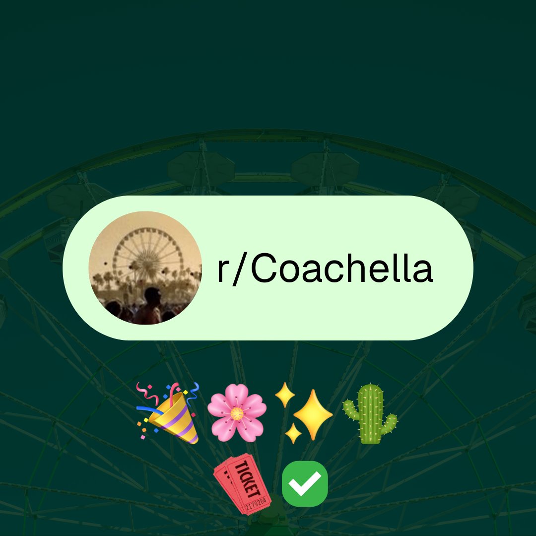 Coachella is here 🎡 and r/Coachella on Reddit just introduced goConfirm to help 192K members buy/sell passes safely. Peer communities like this are vital—but often scammer targets. Connecting + Verified Messaging with goConfirm makes trusted transactions possible. 🎟️✨
