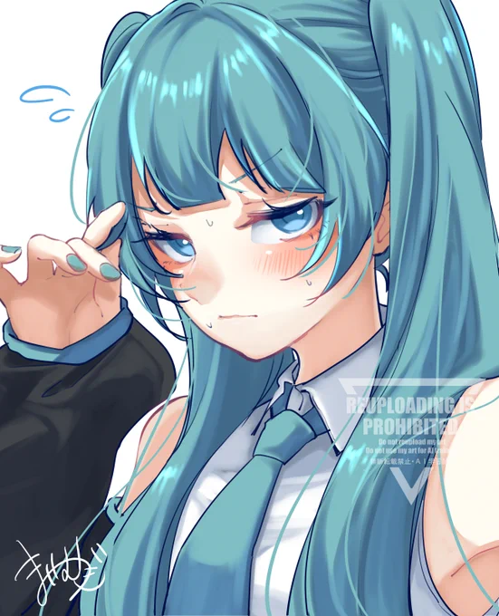 切りすぎちゃったんです…#初音ミク 