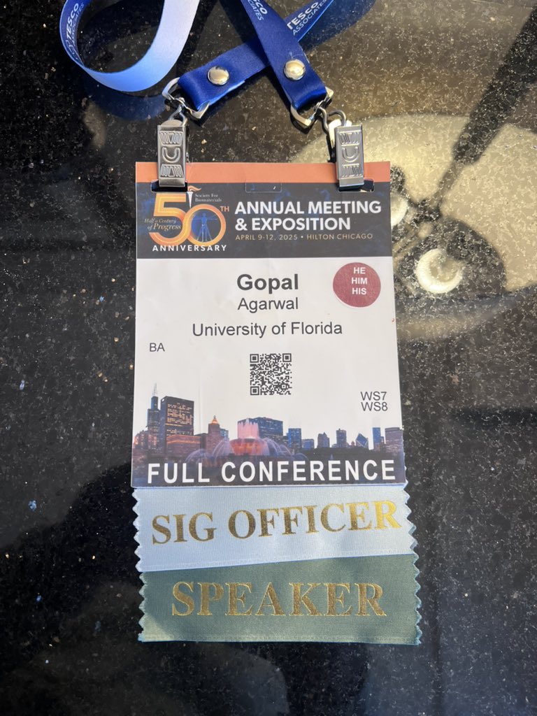 gopal0610's tweet photo. It was a good learning experience to be at #SFB2025, Chicago. I was fortunate to moderate two sessions (Drug delivery SIG-2, Nanomedicine for targeted drug delivery-1), 3 MT competition along with Biomaterial Education SIG committee members. https://t.co/sumeejHTZH