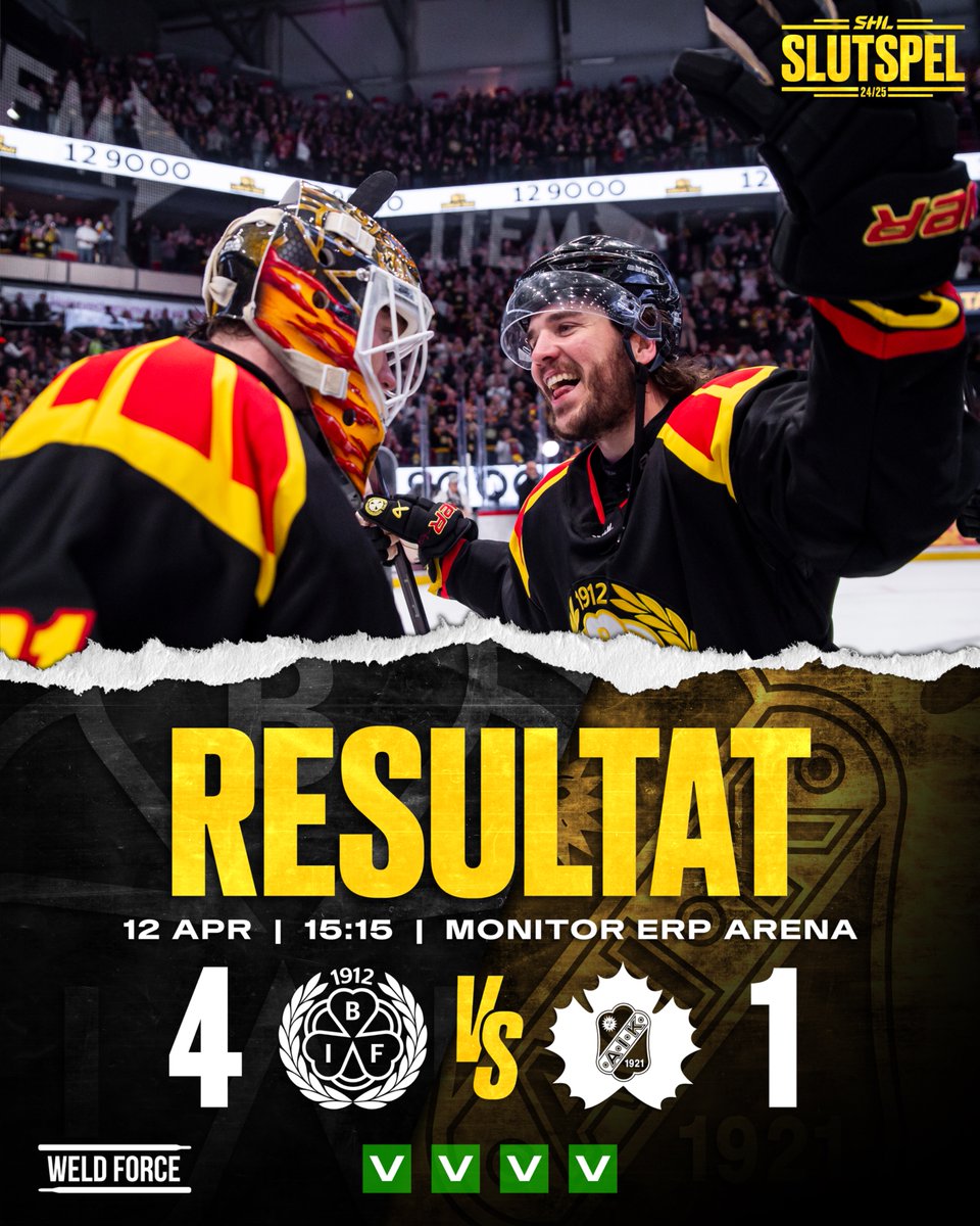 ✅✅✅✅

Seger i semifinal 5:7 – VI ÄR I FINAL! 🙌