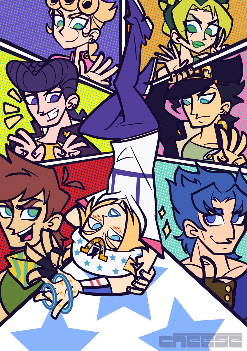 NARCISOANASUl's tweet photo. Happy JOJODAY! Congrats to Steel Ball Run! 
#jojo_anime https://t.co/r06O0vySE8