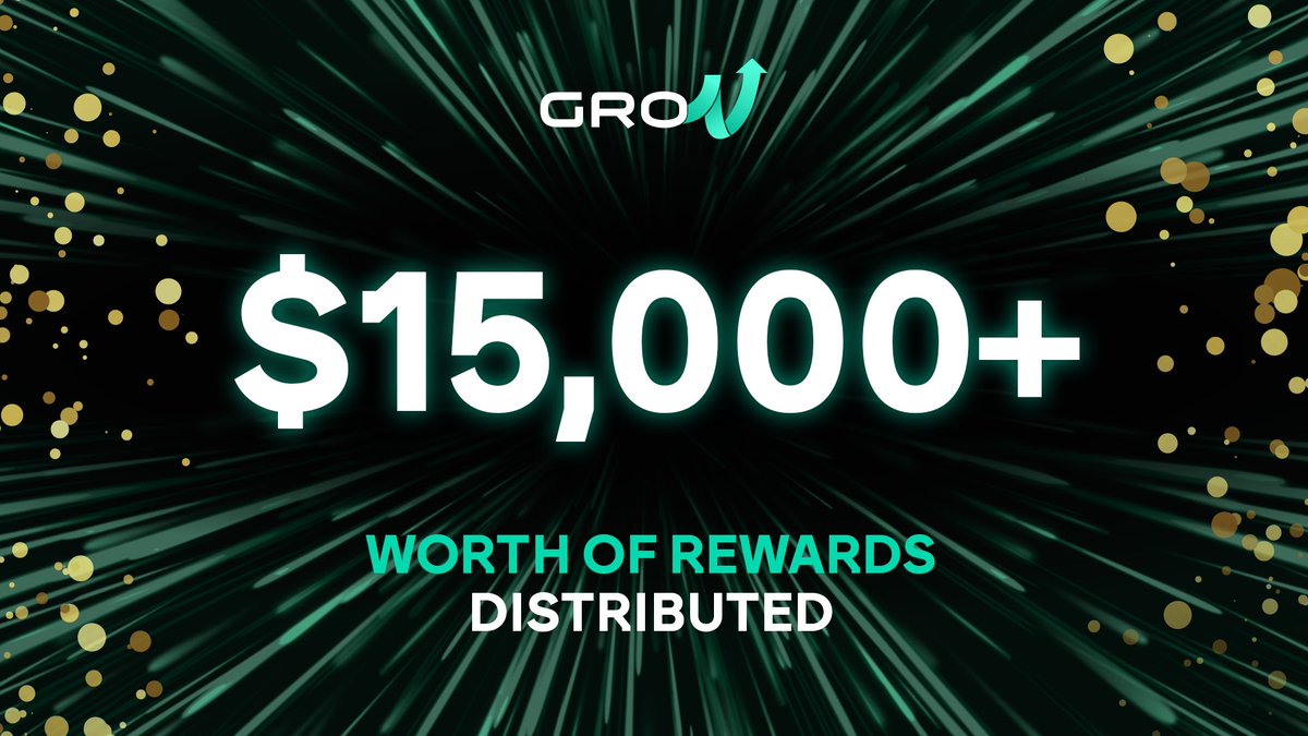 GroVanar's tweet image. Milestone Unlocked 🔓
GroV has officially crossed $15,000+ in rewards distributed to our amazing community! 💰🎉
We’re just getting started. Thank you for being part of the journey! ❤️
A huge thank you to all our partners as well:
@Vanarchain @WOWEARNENG @WelfFinance…