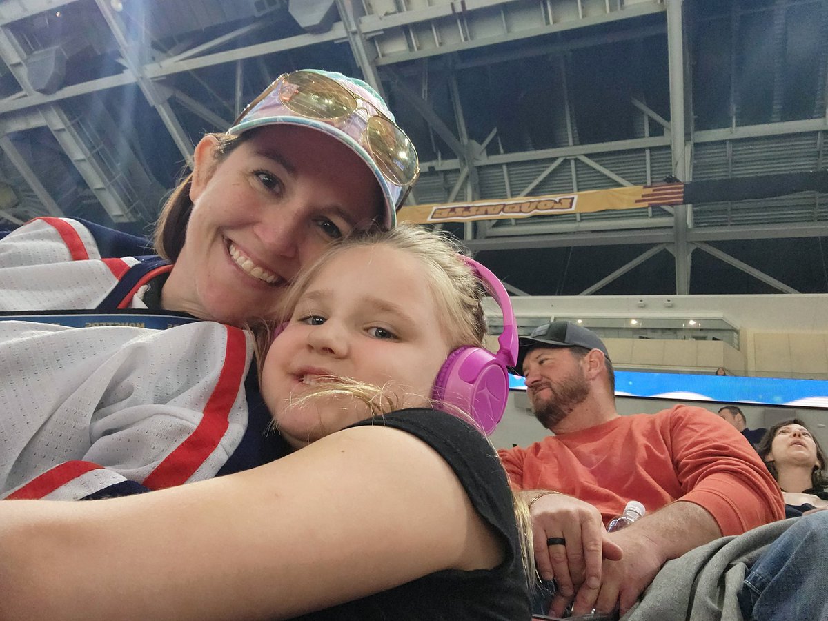coolashie's tweet photo. Mommy/Maddie date with the Monsters!! #fearthedepths @monstershockey https://t.co/LZaKrOkjcp