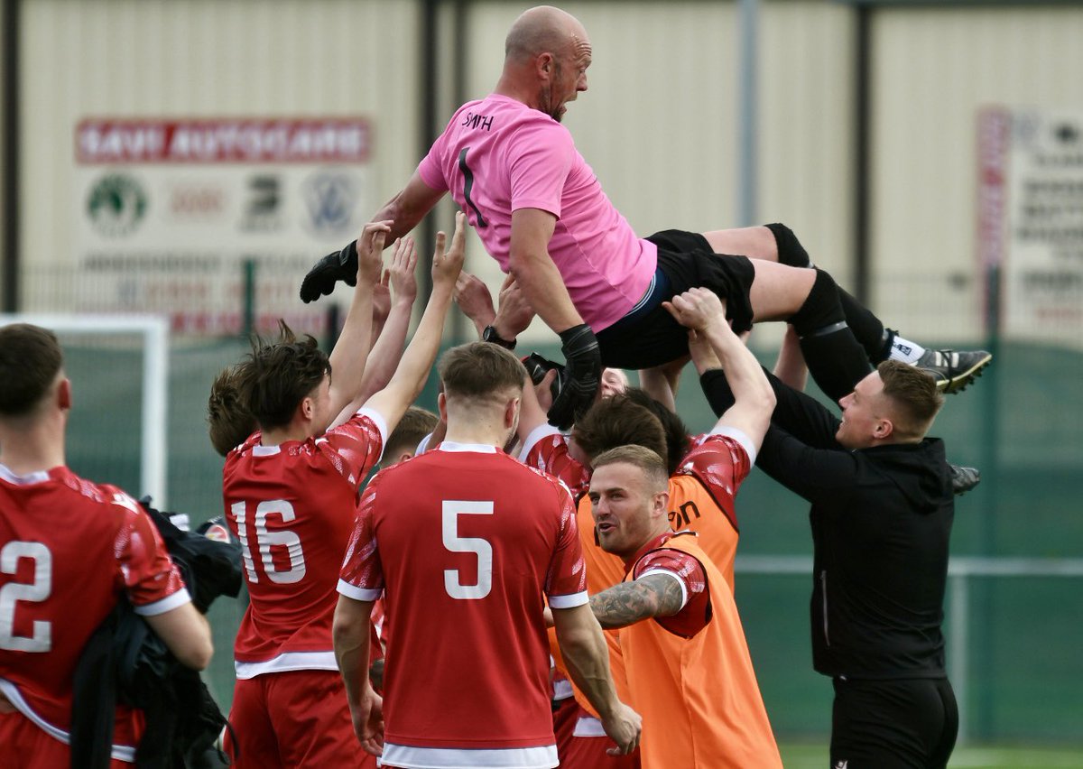 <a href="/thorntonfc/">Thornton Cleveleys FC</a> sign off the season with a 1-3 win at <a href="/R1_Rovers/">Route One Rovers</a> 

With <a href="/smiffy_dawson/">Mark Smith</a> hanging up his gloves at 43 yrs old and 750 appearances 

<a href="/nwcfl/">The NWCFL ⚽️</a>