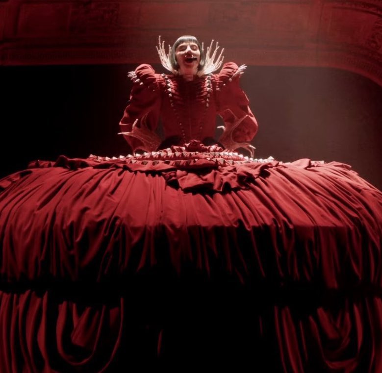 heytylerdean's tweet photo. This is giving me JRPG final boss vibes like from Persona or Final Fantasy and I mean this in the BEST way it’s magnificent🩸🗡️ #GAGACHELLA https://t.co/x0P1sdg1Q2