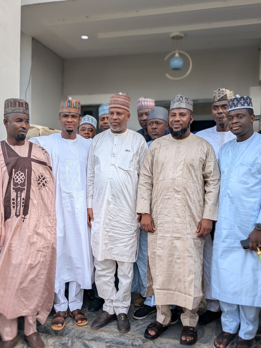 abumuhibba's tweet photo. Today I received the Speaker of Katsina State House of Assembly  Right Honourable Nasir Yahaya in my House in zaria along his Deputy and Majority leader with members from different constituencies of Katsina State. https://t.co/3ZULSAyV0y