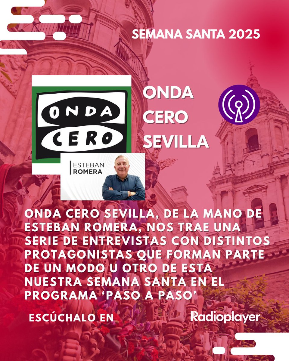Atención, devot@s de la Semana Santa. Os dejamos una mini guía para saber qué dial poner para escuchar en directo las procesiones, programas relacionados con las cofradías y todo lo relacionado con los días festivos que llegan. Sintoniza tu emisora favorita en Radioplayer❤📲🎧