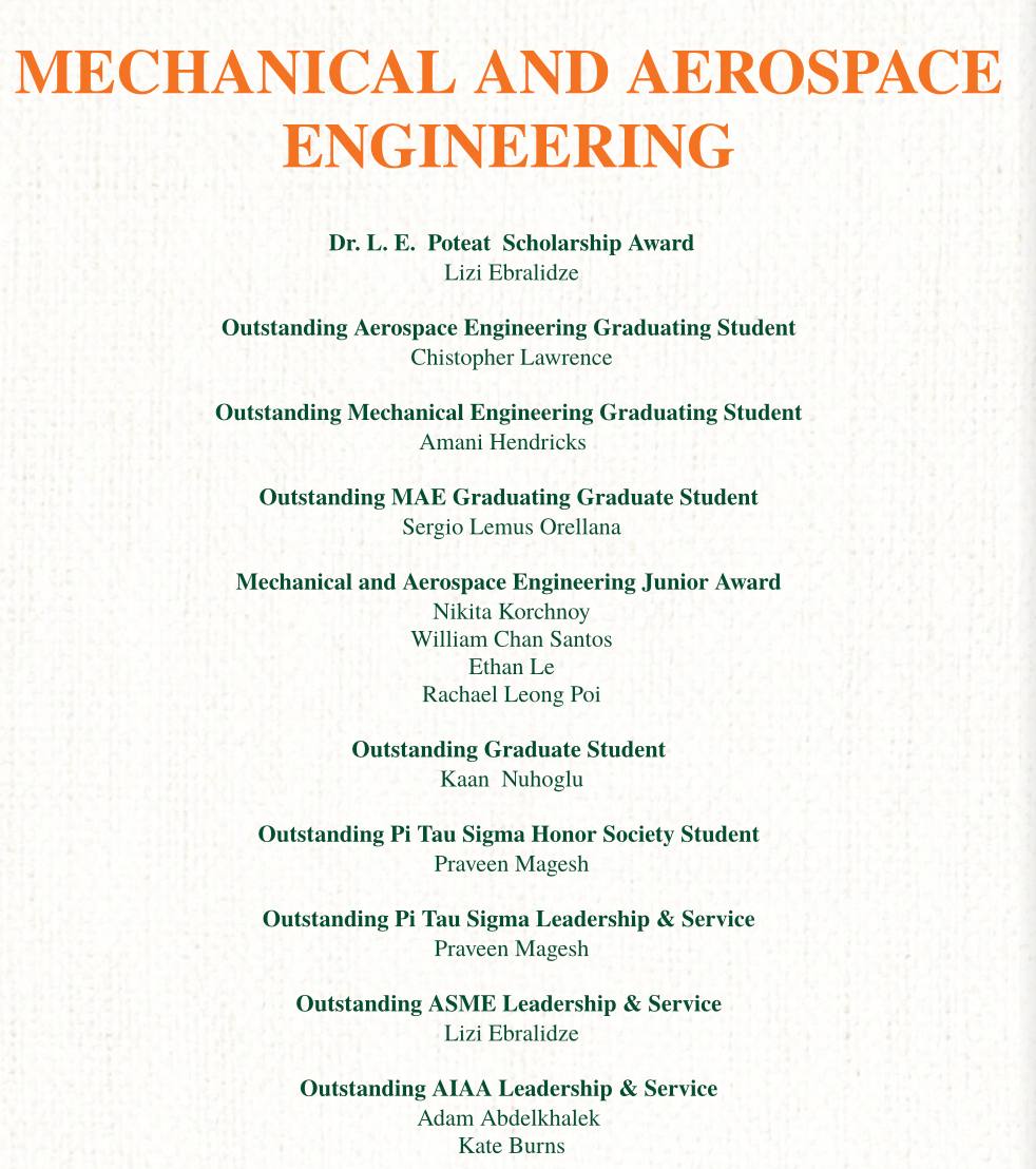Musculoskeletal Biomechanics Lab at UMiami CoE (@biomech_um) on Twitter photo Huge congratulations to our lab members recognized at the COE Awards Dinner!
Outstanding MAE Graduating Graduate Student: Sergio Lemus (<a href="/sergioan_lemus/">Sergio Lemus</a>)
Outstanding Junior Award: Ethan Le
Outstanding Pi Tau Sigma Honor Society Student: Praveen Magesh
Proud of your hard work! Huge congratulations to our lab members recognized at the COE Awards Dinner!
Outstanding MAE Graduating Graduate Student: Sergio Lemus (<a href="/sergioan_lemus/">Sergio Lemus</a>)
Outstanding Junior Award: Ethan Le
Outstanding Pi Tau Sigma Honor Society Student: Praveen Magesh
Proud of your hard work!