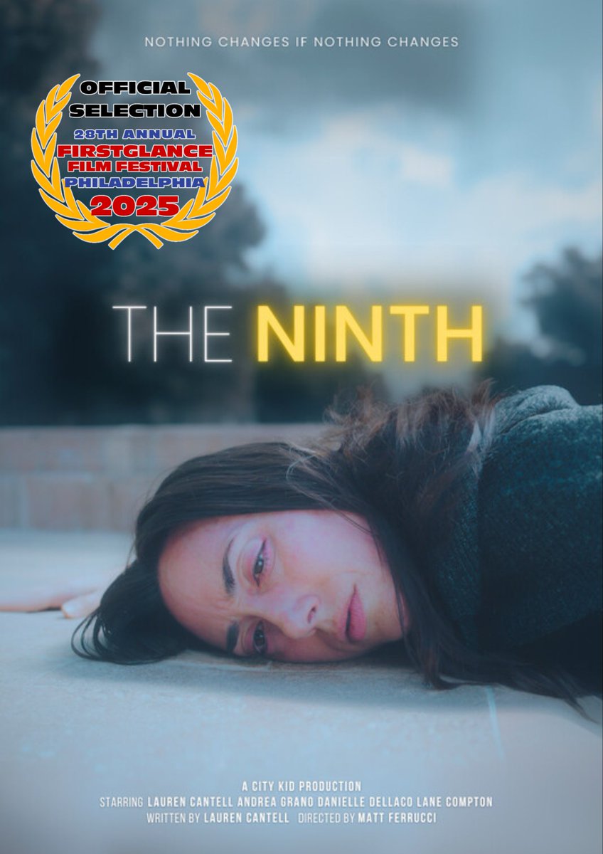 The Ninth, Philadelphia Premiere 
28th <a href="/FirstGlanceFilm/">FirstGlance Film Festivals- Checkmark since 2019</a> #FilmFestival #Philadelphia 
May 16-18 2025 Film Society Bourse
Directed by <a href="/Matt_Ferrucci/">Matt Ferrucci</a> 
VIP passes FGPA28.eventbrite.com
Trailer- youtu.be/Nqeaa9o5H4Y?si… 
#SupportIndieFilm #Filmmaking #FGPA28