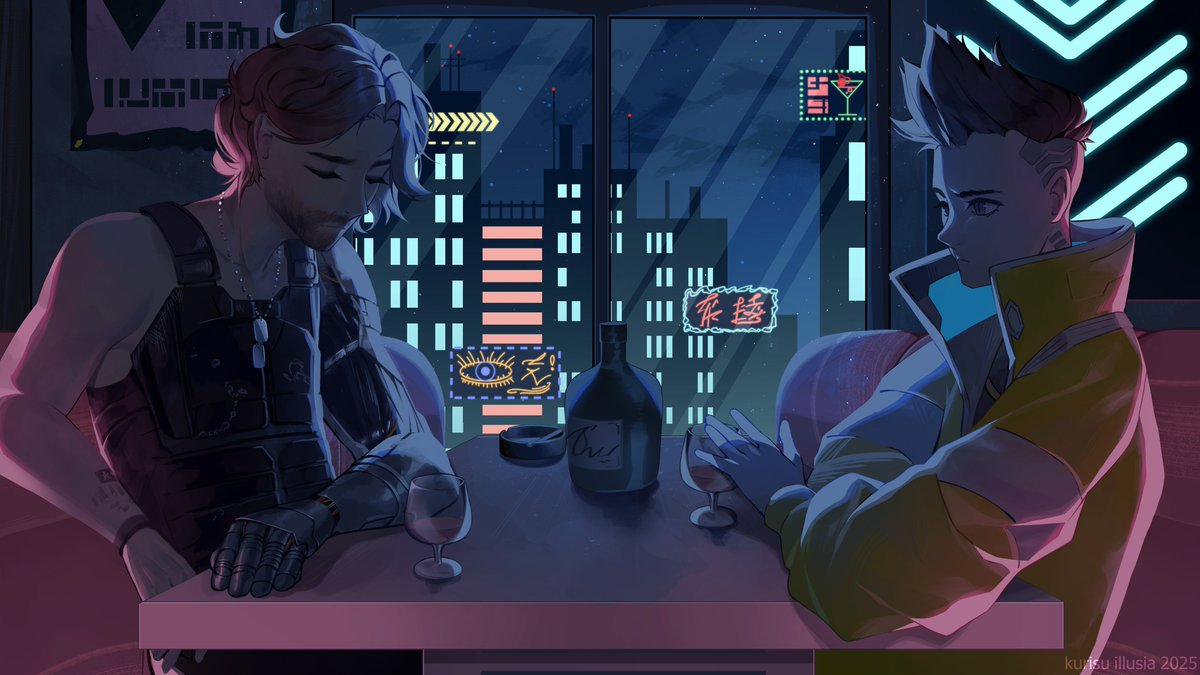 I did visual art for Belarusian cover of Let You Down (Cyberpunk: Edgerunners) by Orril 🌃

#Cyberpunkedgerunners