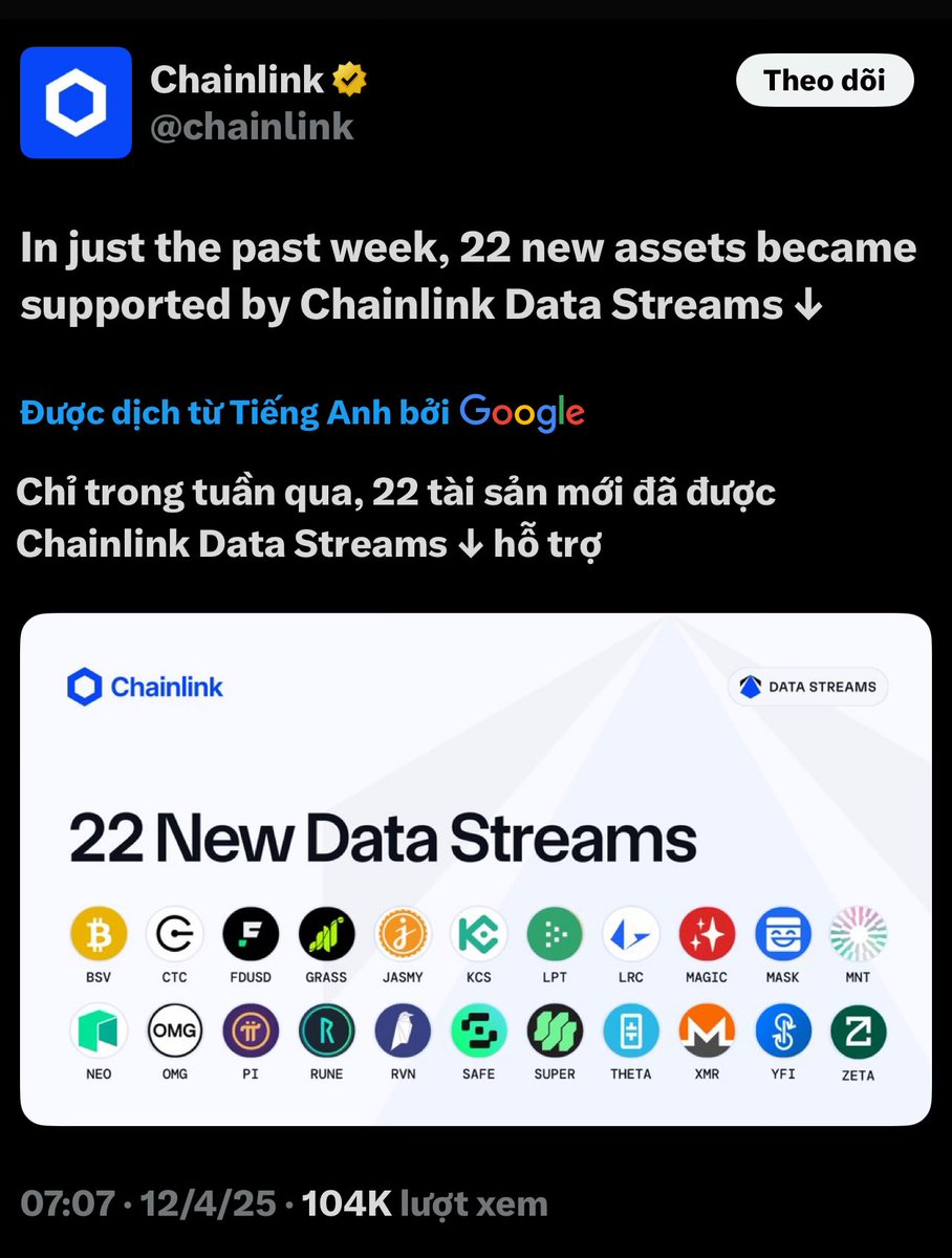 Blockchain $Pi được #Chainlink hỗ trợ, làm tăng khả kết nối với các nguồn dữ liệu bên ngoài…, điều này cho chúng ta biết thời gian tới $Pi sẽ tương tác với nhiều #dapps và chờ đợi nhất là sự ra mắt Smart Contract của Pi chăng? Rõ ràng thúc đẩy bullish 🚀