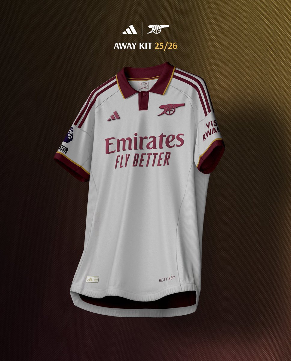 アーセナルの25/26 Away Kitかわいい