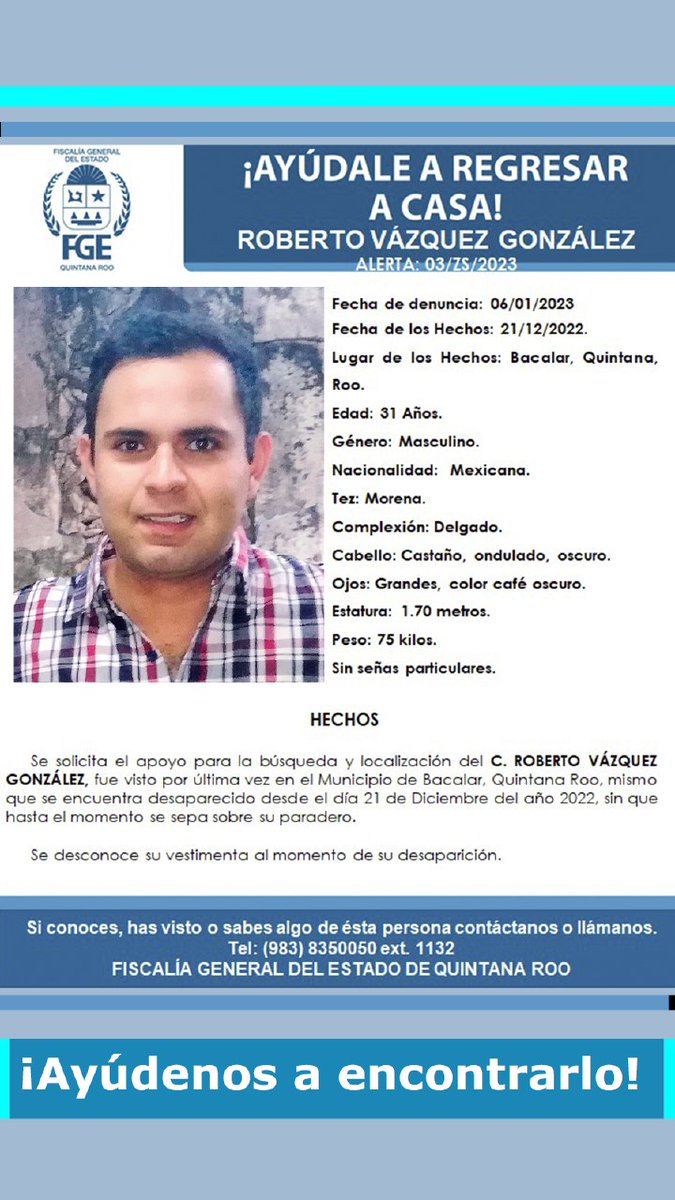 AdrianavazquezJ's tweet photo. @FGEQuintanaRoo https://t.co/T6jijfh0Y3