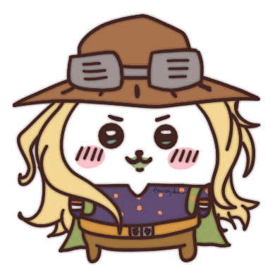 johnny and gyro chiikawa from steel ball run
