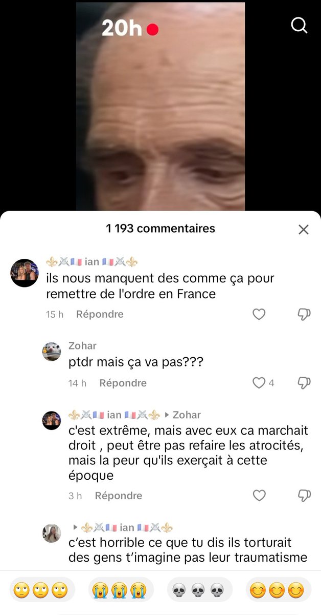 SolarLunaris's tweet photo. Contexte : la vidéo parle de Klaus Barbie 👀

Je sais pas si on se rend compte que l'ED est tellement banalisé que des gens n'ont aucune honte à poster ce genre de chose. https://t.co/YvTzF2fe9M