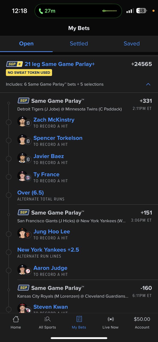 BD_betsnplays's tweet image. Let’s get a weekend hitter 💪 
#GamblingX #mlb #sportsbettingpicks #SportsBettingX @PickEmBean