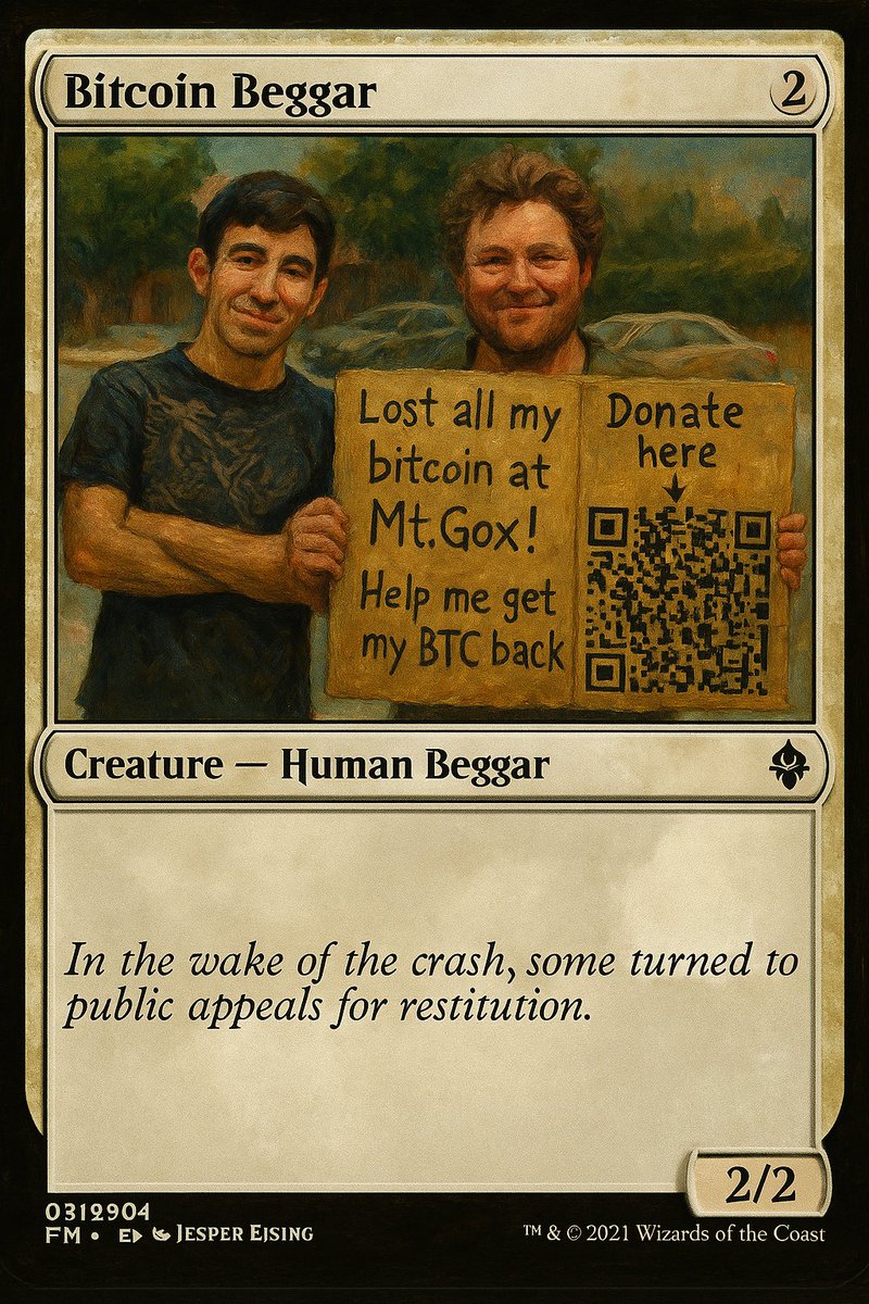 MagicMemeCards's tweet photo. We haven't tried using the QR code yet on this card but would be funny if it still worked! #magicmeme https://t.co/VUngPbSyhk