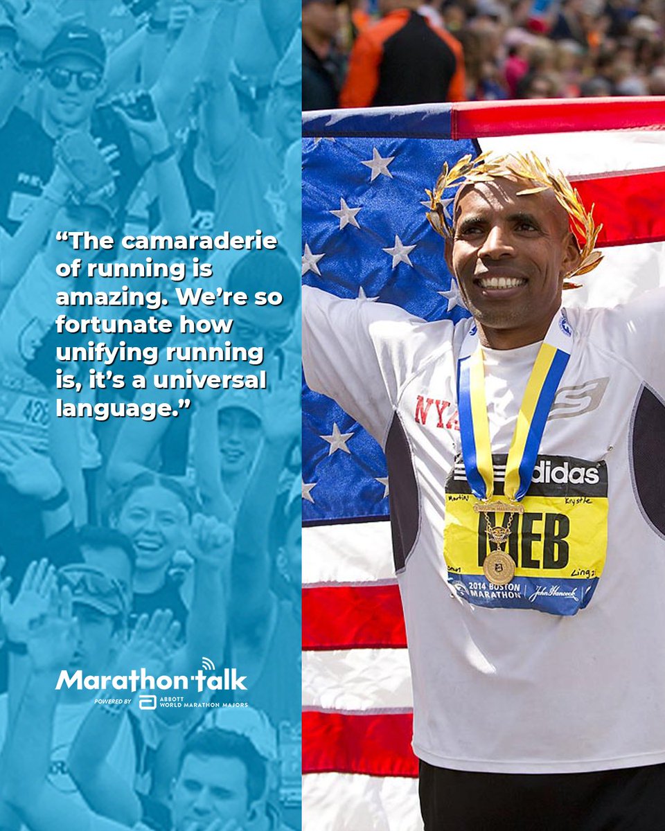 We were honoured to be joined on this week's Marathon Talk by a legend of marathon running, the one and only Meb Keflezighi!

Available wherever you get your podcasts and streaming here: bit.ly/3Elzgap