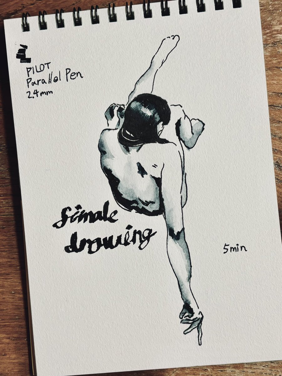 _Dragon_Drawing's tweet photo. #drawing
#figuredrawing
#PILOT #ParallelPen https://t.co/01yMD3VwOz