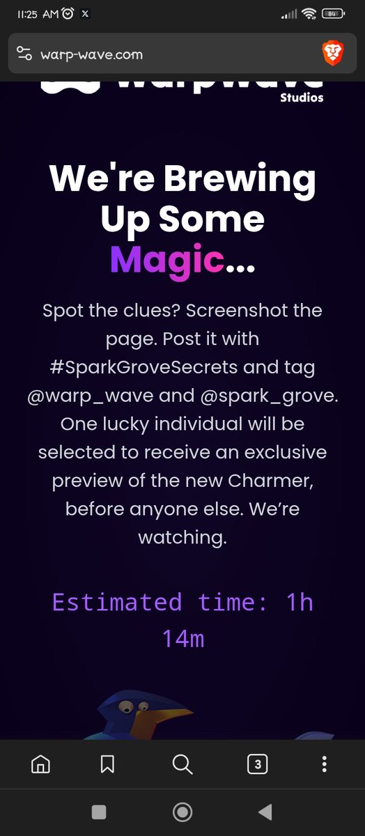 OMGGG
#SparkGroveSecrets
<a href="/warp_wave/">WarpWave Studios</a> <a href="/Spark_Grove/">Spark Grove</a>