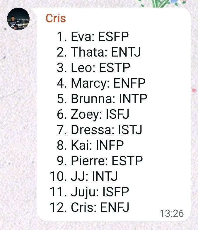 numberone_npop's tweet photo. #NUMBERONE

Querendo tempo de tela, os participantes fizeram uma lista com seus MBTIs, enquanto os Resonantes começam a se arrepender de ter escolhido esse cast.

Quem tem o mbti igual o de vocês, npoppers?