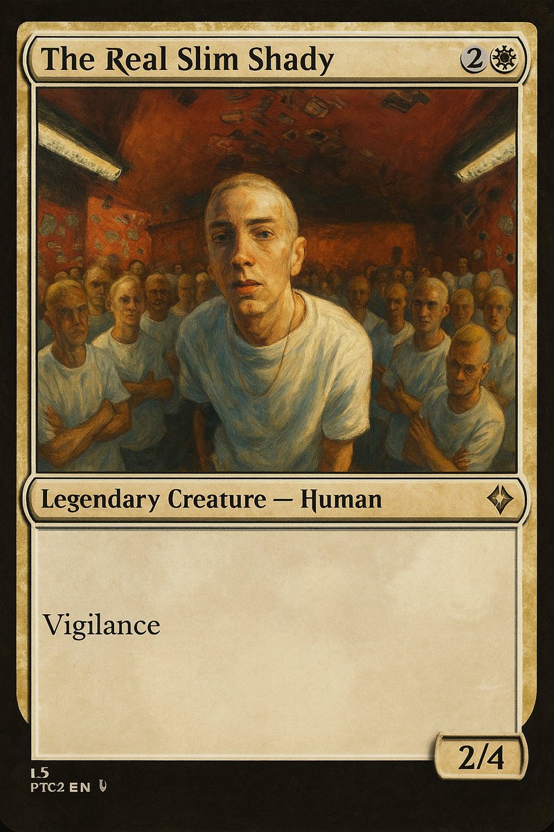 MagicMemeCards's tweet photo. When all the degens start looking the same at some point #magicmeme https://t.co/T97keRqP9Q