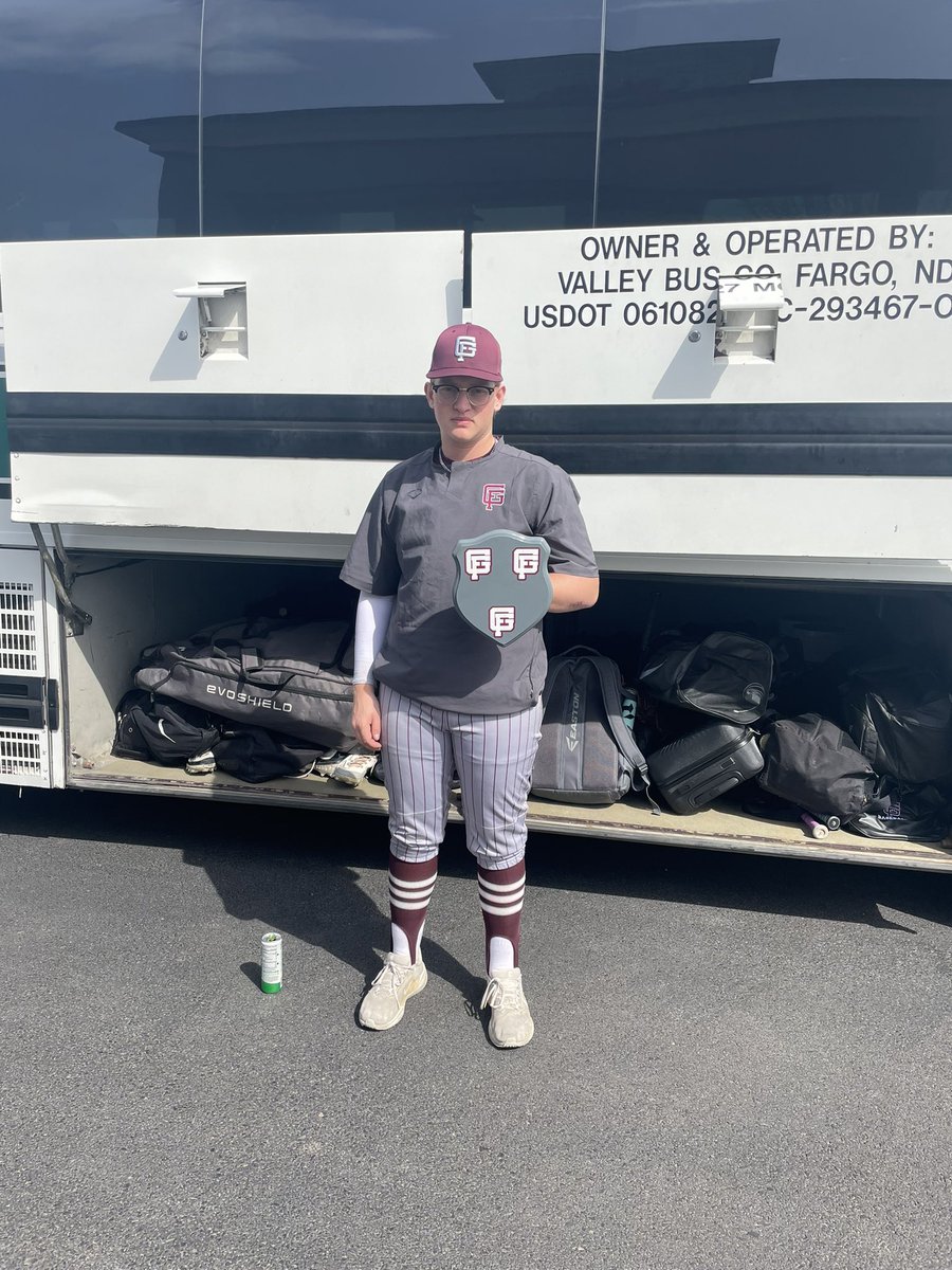 GFCBaseball's tweet image. Congrats to our first shield of the game winner Mason, keep up the great work Griff! 
#KnightofTheNight