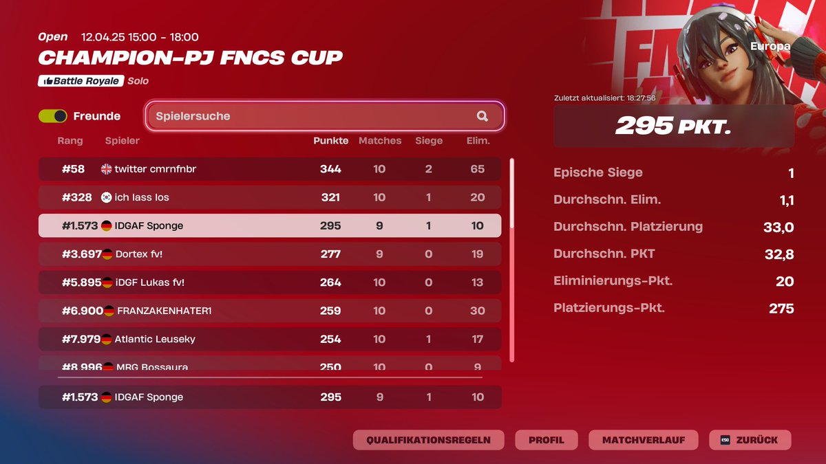 Won Fncs skin🏆