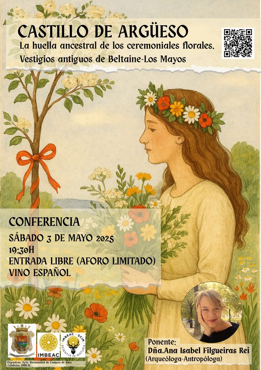 CastilloArgueso's tweet photo. Rituales florales de mayo y cultura ancestral en el Castillo de Argüeso 🌼
Conferencia abierta al público.
Sábado 3 de mayo, 19:30 h.
🔗 https://t.co/Y3xhL1Ohgu
#CastilloDeArgüeso #CampooDeSuso #CulturaAncestral #Cantabria #Beltaine #LosMayos #TradiciónViva #IMBEAC #Cantabria https://t.co/tE2H6fiRfv