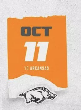 DylanHolt_'s tweet photo. Well, October 11th should be a fun day at Neyland Stadium https://t.co/jvkvEhNDDZ