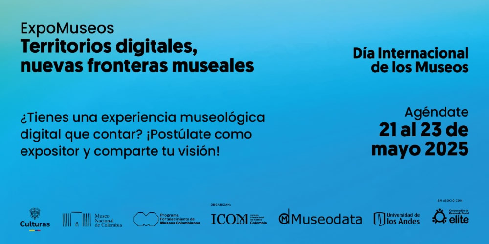 Museodata's tweet photo. ExpoMuseos 2025: convocatoria a Museos Virtuales y experiencias digitales de Museos físicos en Colombia 🖥️🏛️🇨🇴
Iniciativa de @Museodata, ICOM Colombia, el Programa de Fortalecimiento de Museos del @museonacionalco y la U. de los Andes
👉 https://t.co/ZukhFBPO9A
#MuseosVirtuales https://t.co/26c1DjXXcM